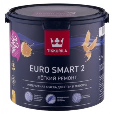 Краска Tikkurila Euro Smart-2 цвет белый 2,7 л