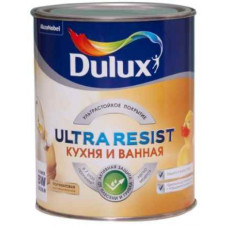 Моющаяся краска для стен Dulux Ultra Resist Кухня и Ванная база BW 1 л